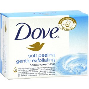 Dove Gentle Exfoliating krémové toaletné mydlo 90g