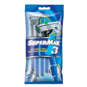 Super-Max SMX 3-britvové pánske holiace strojčeky 5ks AT311