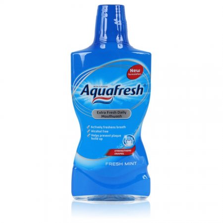 Aquafresh ústna voda 500ml Fresh Mint