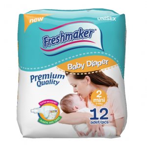 Freshmaker Premium destké plienky 12ks (3-6kg) Mini