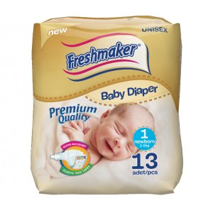 Freshmaker Premium destké plienky 13ks (2-5kg) Newborn