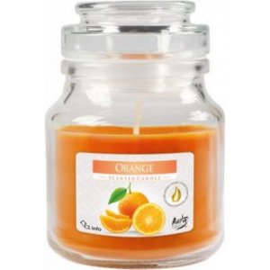 Bispol Orange vonná sviečka v skle s vrchnákom SND71-63   Doba horenia: cca 22 hodín
