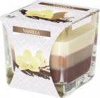 Bispol Tricolor Vanilla vonná sviečka snk80-67