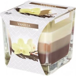 Bispol Tricolor Vanilla vonná sviečka snk80-67