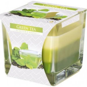 Bispol Tricolor Green Tea vonná sviečka snk80-83