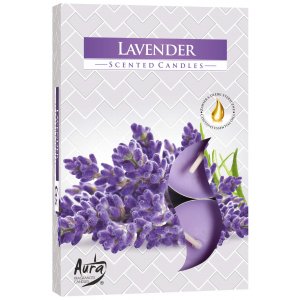 Bispol Lavender čajové sviečky 6ks p15-79