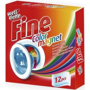 Fine Color Magnet Antibacterial obrúsky pohlcujúce farby 12+6ks