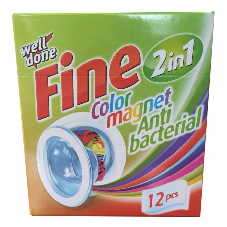 Fine Color Magnet antibakteriálne obrúsky pohlcujúce farby 12ks