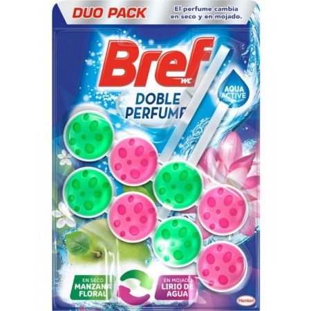 Bref Doble Perfume Floral Apple-Water Lily 2x50g