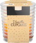 Bispol Tricolor Vanilla cupcake vonná sviečka snw80-202