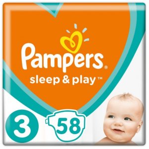 Pampers Sleep & play midi 58 ks