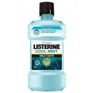 Listerine Cool Mint Mild Taste ústna voda 250ml