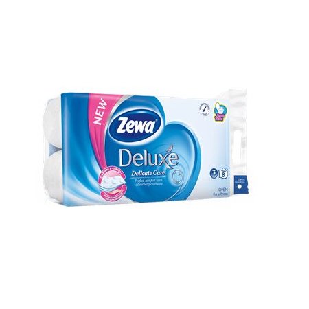 Zewa Deluxe Delicate Care toaletný papier 3-vrstvový 8ks 
