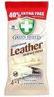Greenshield Leather 4v1 vlhčené obrúsky 70ks 