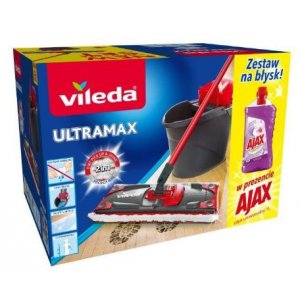 Vileda Ultramax complete set vedro+mop  2v1+Ajax 1L
