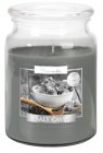 Bispol Salt Cave sviečka v skle s viečkom SND99-313  Doba horenia: cca 100 hodín Výška: 14cm Priemer: 9,9cm 
