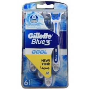Gillette Blue 3 (Blue3) Cool strojček na holenie 6ks