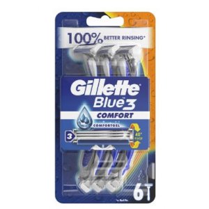 Gillette Blue 3 (Blue3) Comfort strojček na holenie 6ks