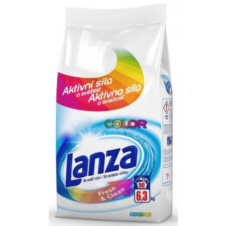 Lanza Fresh & Clean Color prací prášok 6,3kg na 90 praní
