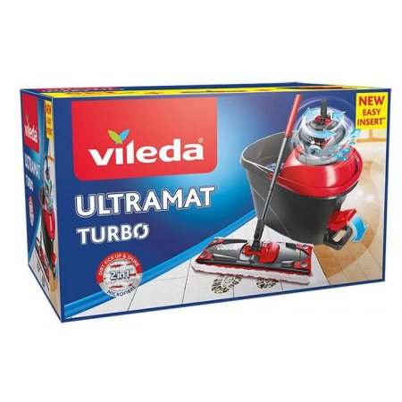 Vileda Ultramat Turbo komplet set  (Mop+vedro so šliapacím pedálom)