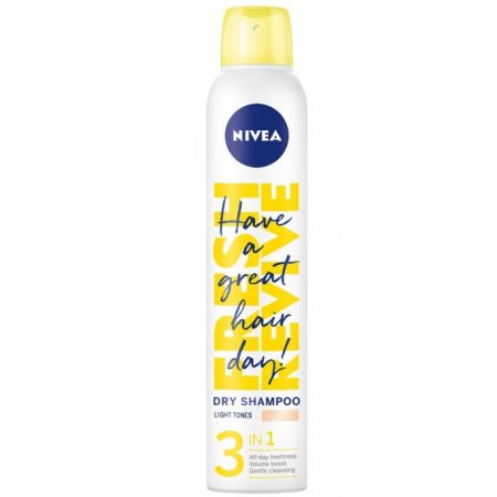 Nivea Fresh&Mild Light Hair Tones suchý šampón na vlasy 200ml