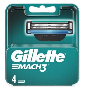 Gillette Mach3 náhradné hlavice 4ks