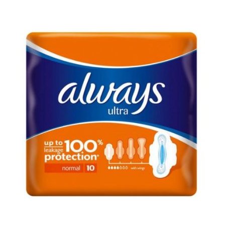 Always Ultra 10ks Normal dámske hygienické vložky
