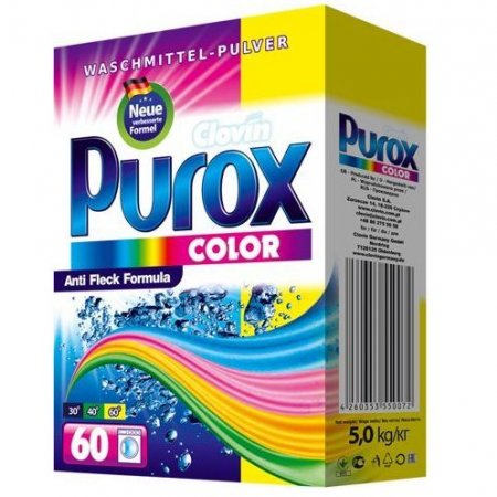 Purox Box Color prací prášok 5kg na 60 praní