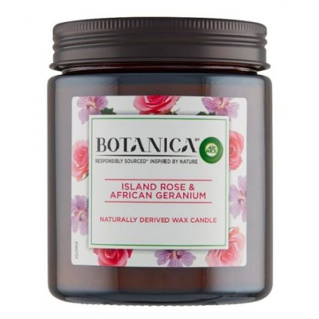 Air Wick Botanica Island Rose&African Germanium sviečka 205g