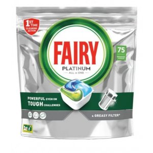 Jar Fairy Platinum All in 1 kapsule do umývačky 75ks
