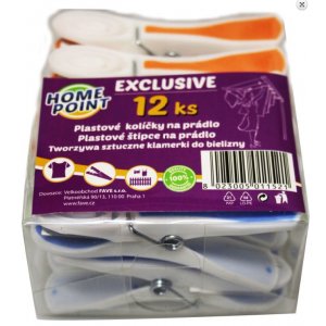 Home Point štipce na prádlo plastové EXCLUSIVE 12ks