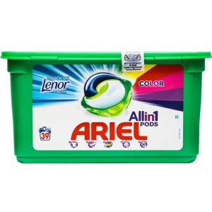Ariel Color Touch of Lenor Fresh gélové kapsule na pranie 39ks