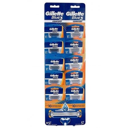 Gillette Blue3 Comfort jednorázový strojček 10ks pláto