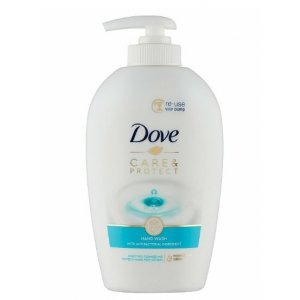 Dove Care & Protect tekuté mydlo s dávkovačom 250ml