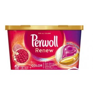 Perwoll Renew Color gélové kapsule na pranie 19ks