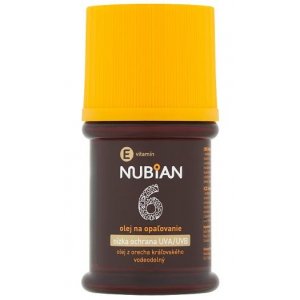 Nubian olej na opalovanie OF6 s olejom z orecha 60ml