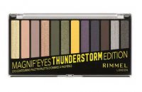 Rimmel MAGNIF´EYES Thunderstorm Edition kazeta tieňov 12-kusová 14,2g