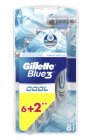 Gillette Blue 3 (Blue3) Cool strojček na holenie 6+2ks