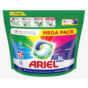 Ariel Color gélove tablety na pranie 63ks sáčok