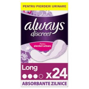 Always Discreet inkontinenčné slipové vložky Long 24ks