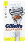 Gillette Skinguard Sensitive holiaci strojček+2ks náhradné hlavice