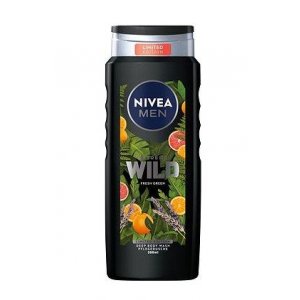 Nivea Wild Fresh Green pánsky sprchový gél 500ml 