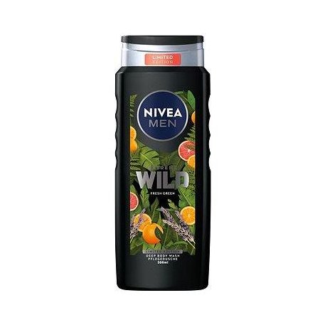 Nivea Wild Fresh Green pánsky sprchový gél 500ml 