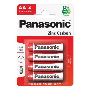 Panasonic batérie AA/4 Zinc Carbon (baterky)