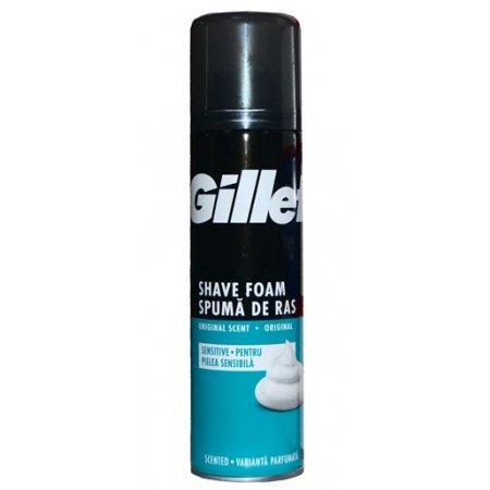 Gillette Sensitive pena na holenie 200ml