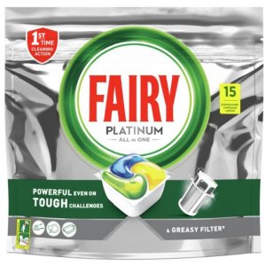 Jar kapsule (Fairy) 15ks Platinum All in One Lemon 