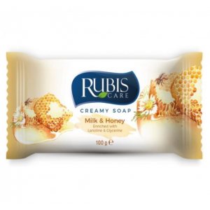 Rubis Care Milk & Honey krémové mydlo 100g