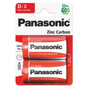 Panasonic batérie D /R20-1,5V 2ks Zinc Carbon (baterky)