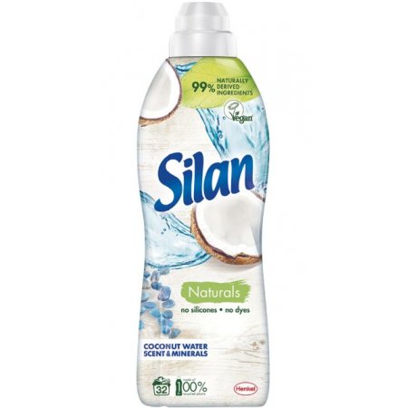 Silan Naturals Coconut Water&Minerals aviváž 800ml na 32 praní