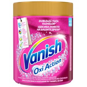 Vanish Oxi Action Pink 423g prášok na odstraňovanie škvŕn
